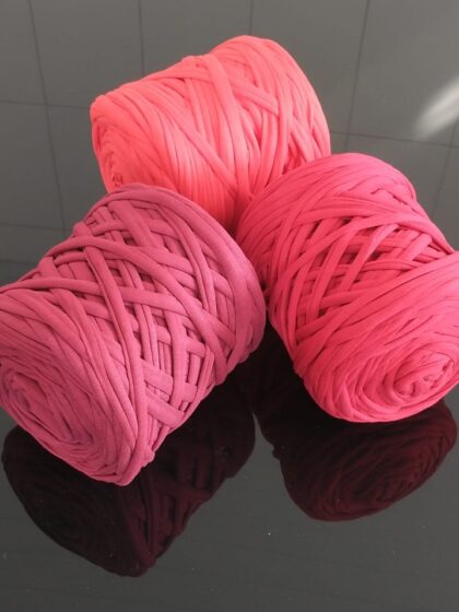 Fio de Malha Residual O6TEXTIL-1kg- Tons Vermelho/Vinho