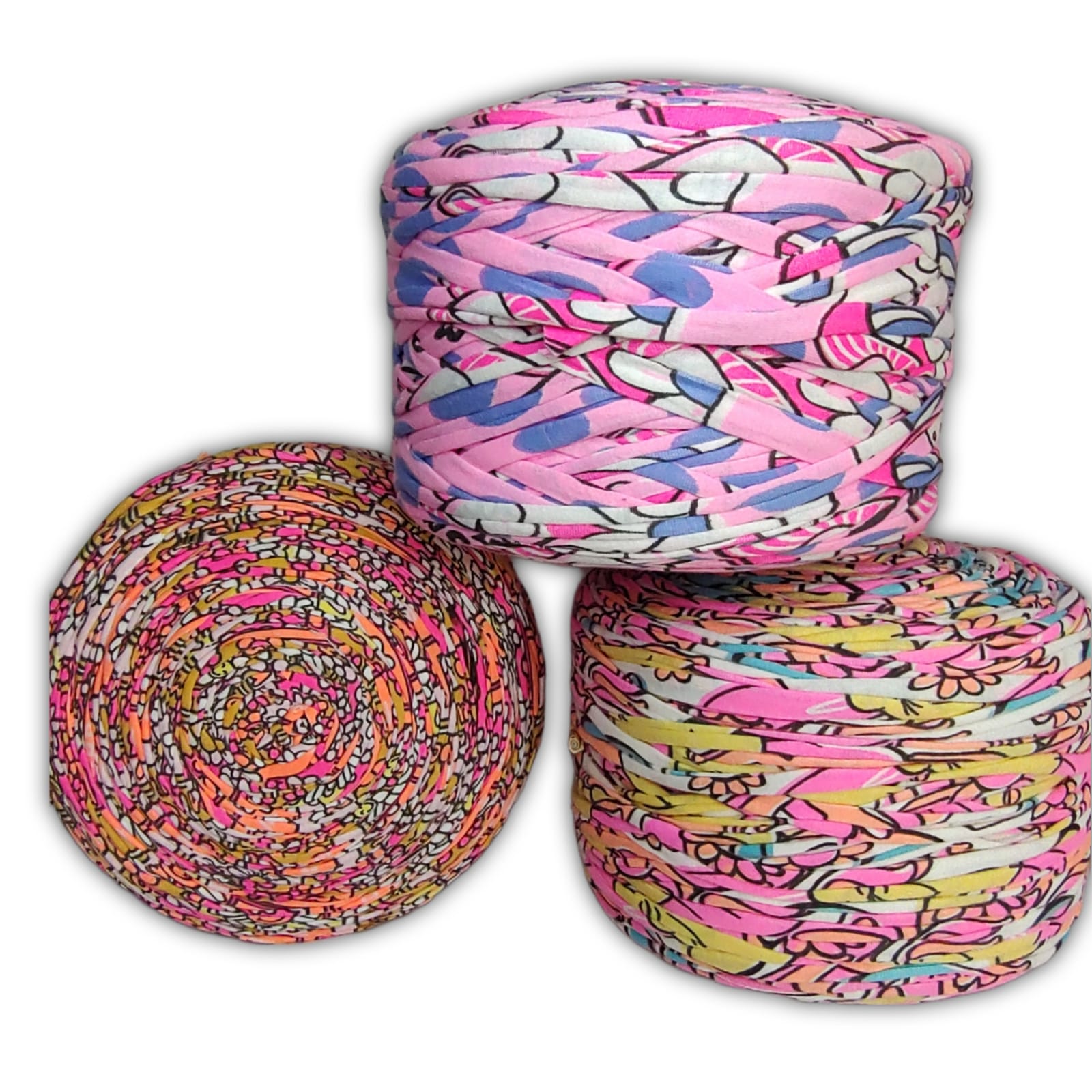 Fio de Malha Residual O6TEXTIL -1kg - Estampados - Imagem 2