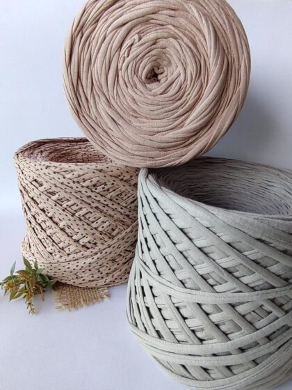 Fio de Malha Residual O6TEXTIL -1kg Tons Terrosos