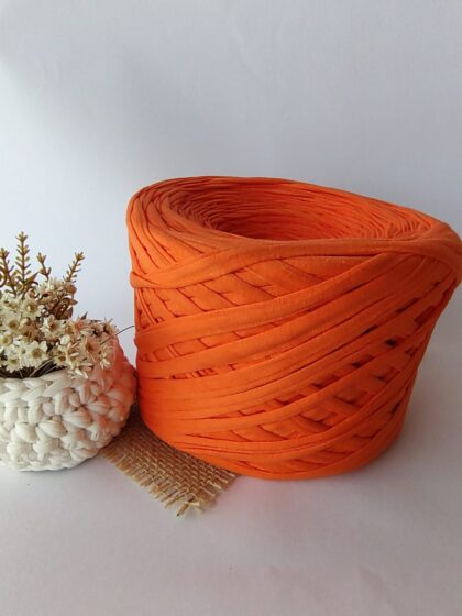 Fio de Malha Residual O6TEXTIL -1kg Tons Laranja